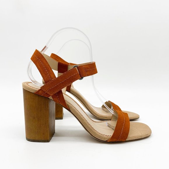 SPLENDID Women's Brown Leather Strap Sandals - Picture 2 of 8